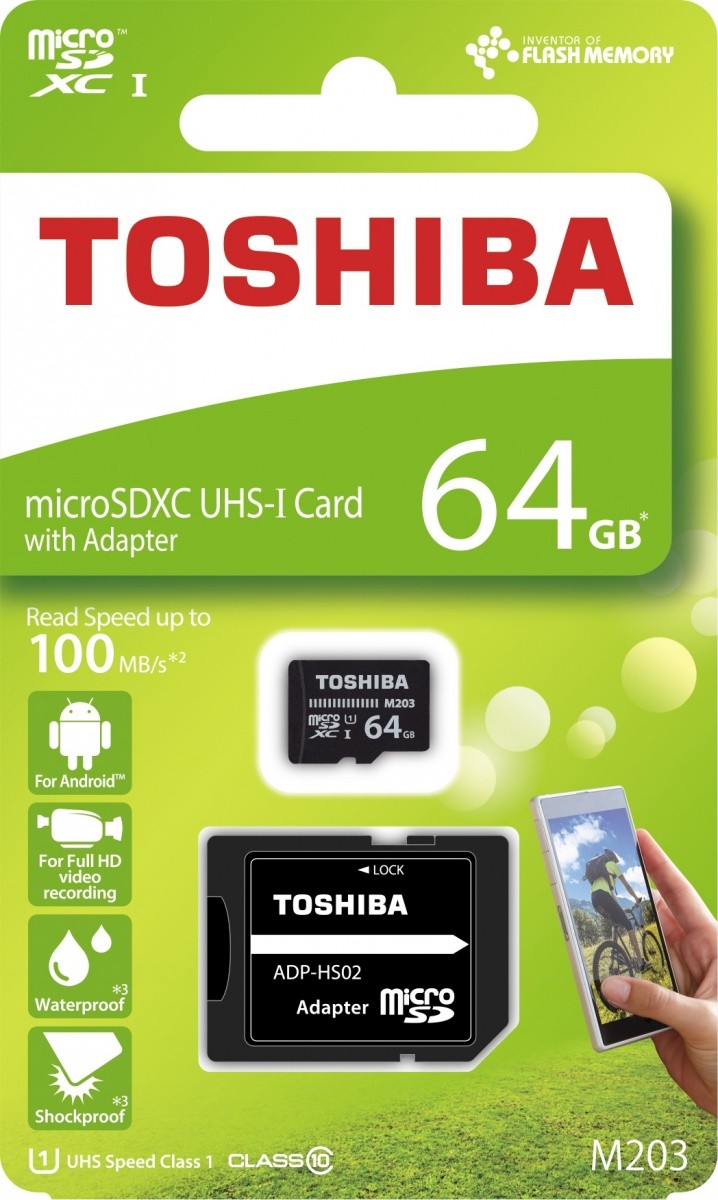 microSD 64GB M203 UHS-I U1 adapter