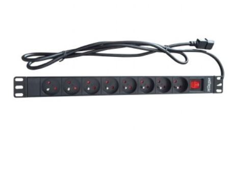 Listwa zasilająca rack PDU 1U 16A C14 3m