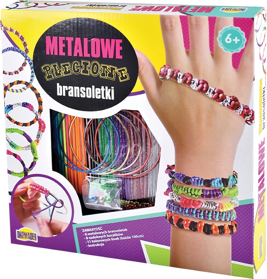 Metalowe plecione bransoletki