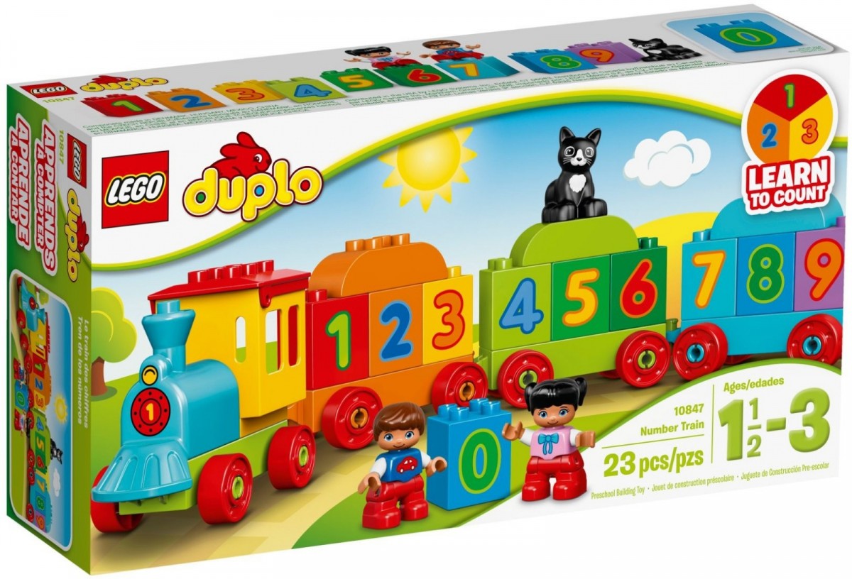 DUPLO Pociąg z cyferkami