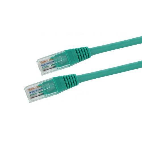 Patchcord RJ45 | osłonka zalewana | kat. 5e | UTP | 10m | zielony