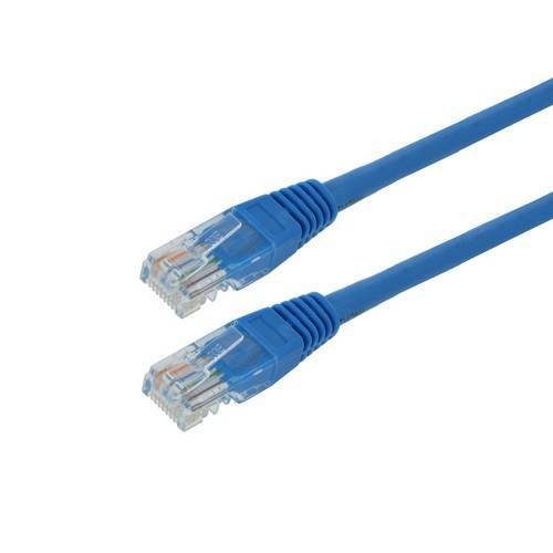 Patchcord RJ45 | osłonka zalewana | kat. 5e | UTP | 15m | niebieski