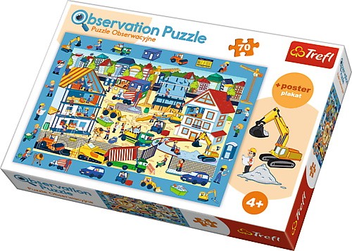 70 elementów Obserwacyjne - Odwiedzamy plac budowy