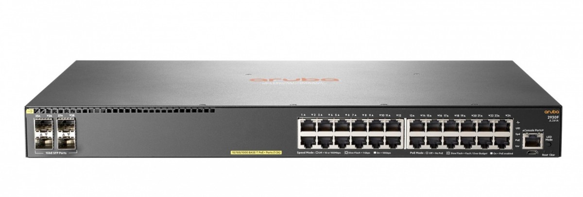 Pzełącznik ARUBA 2930F 24G PoE + 4SFP JL261A