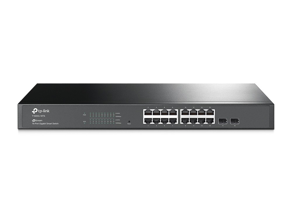 T1600G-18TS switch SMART 16x1GB 2xSFP