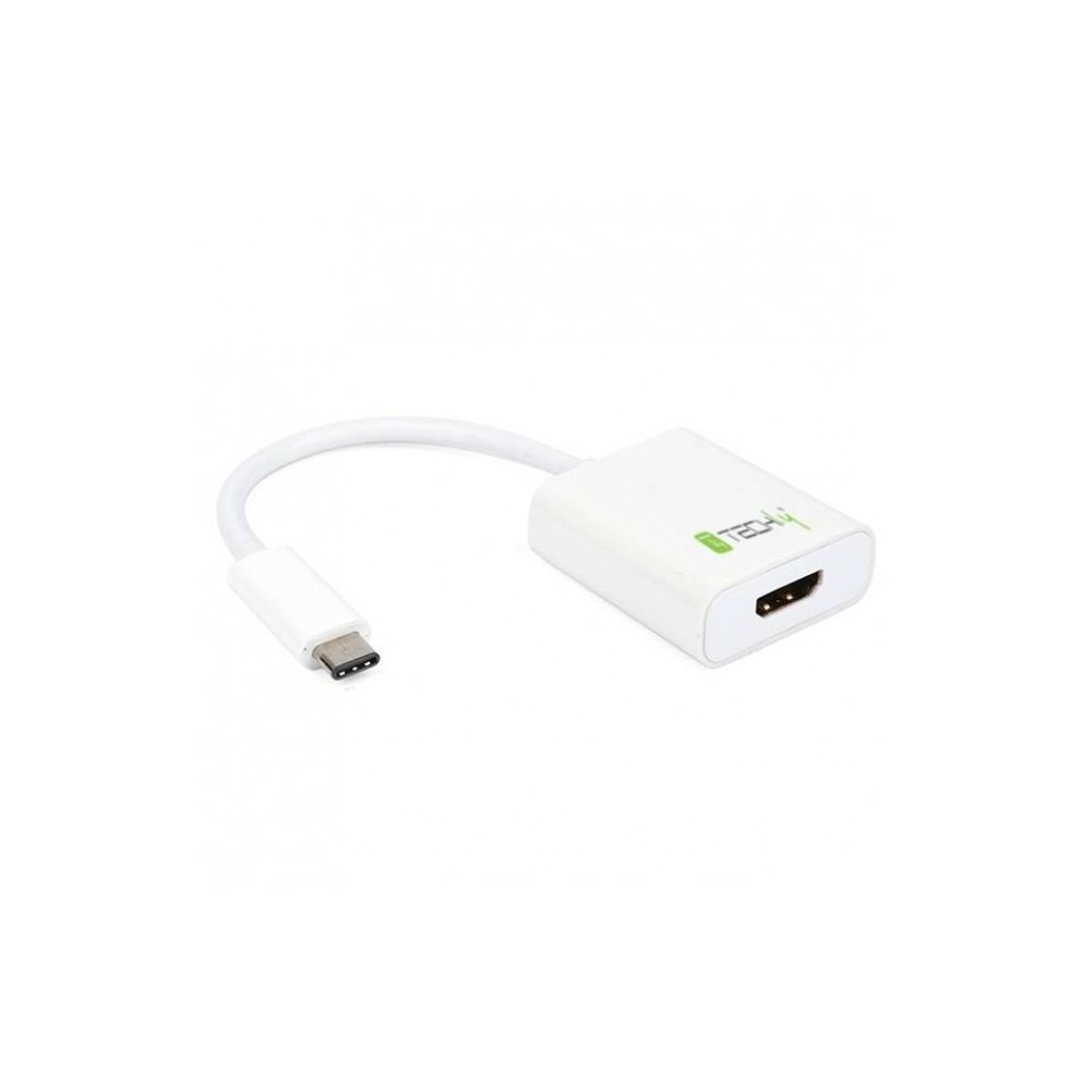 Adapter USB-C 3.1 na HDMI M/Ż, biały