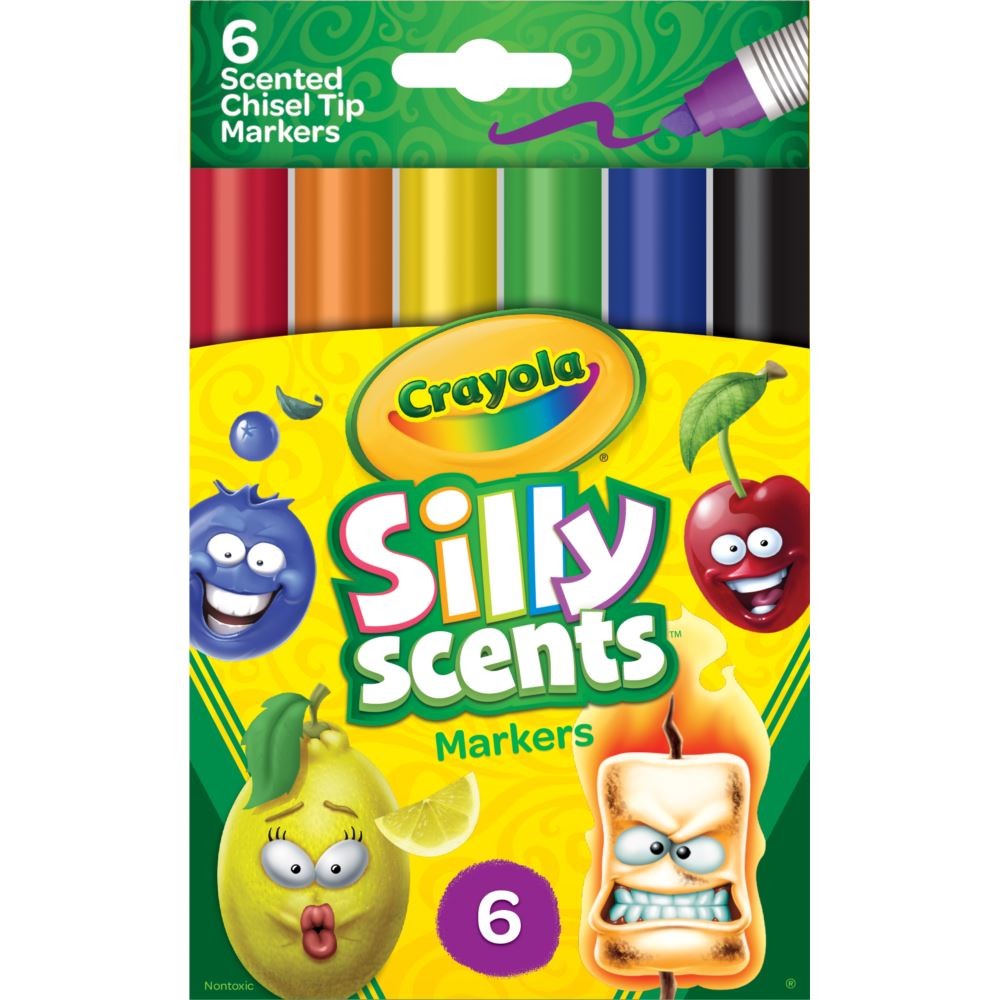 Silly Scents Markery ze ściętą końcówką