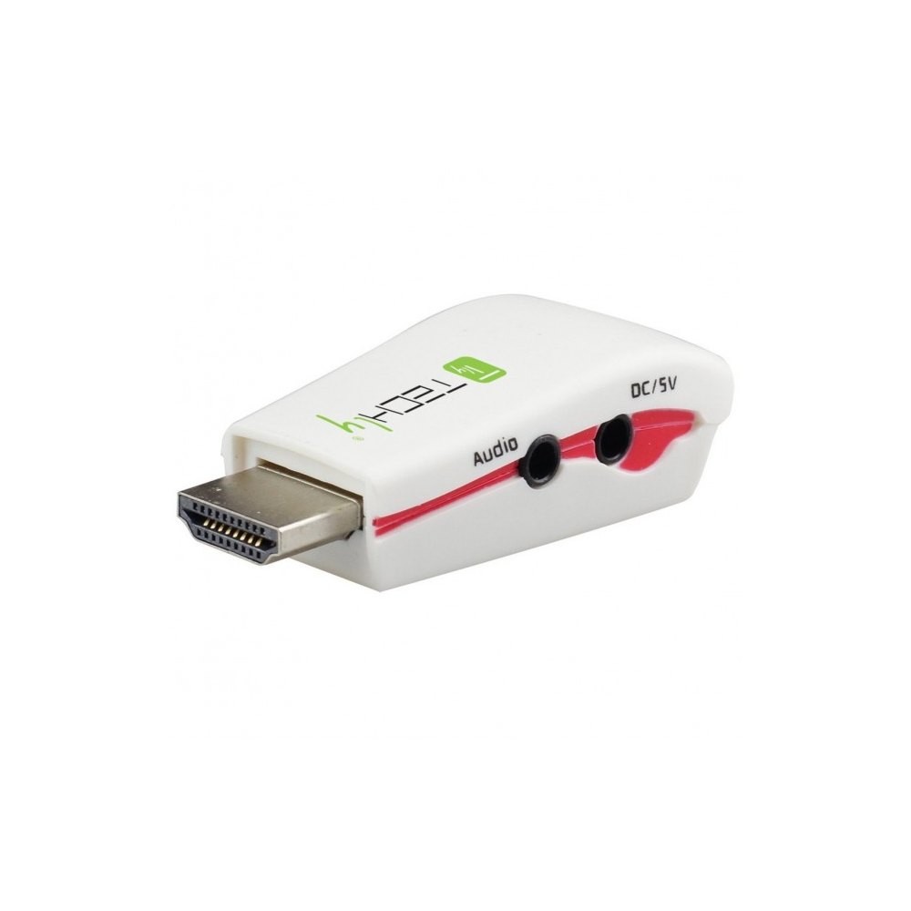 Konwerter adapter HDMI na VGA M/F z audio, wersja mini