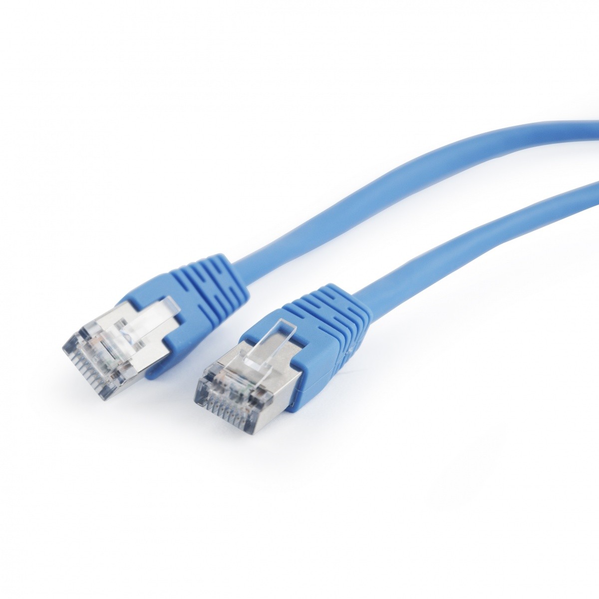 Patch cord kat.5e 0.5M FTP niebieski