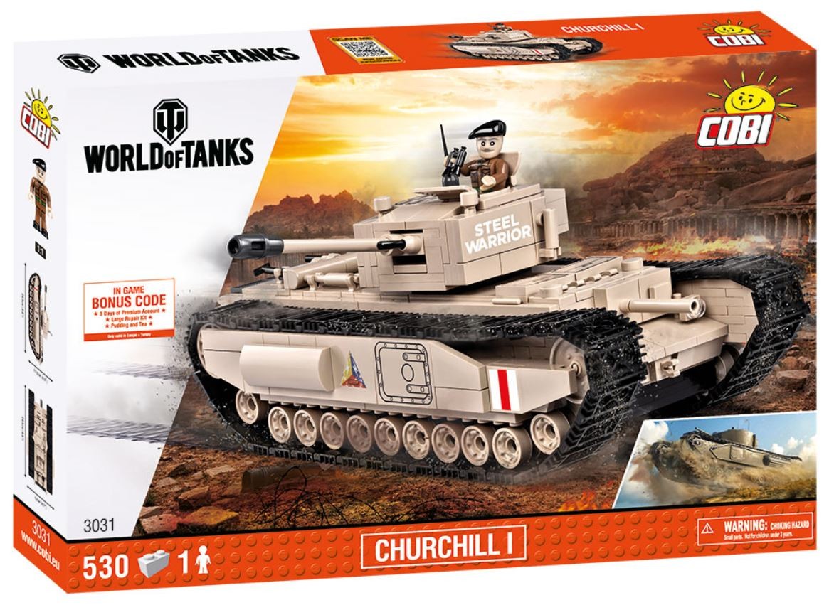 Klocki World of Tanks 530 elementów Churchill I