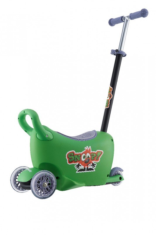 Jeździk SNOOP! 3w1 Zielony