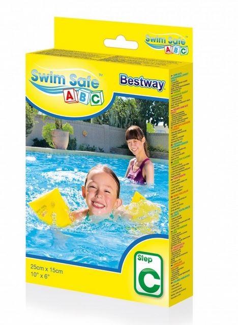 Rękawki do nauki pływania M Żółte 25x15 cm