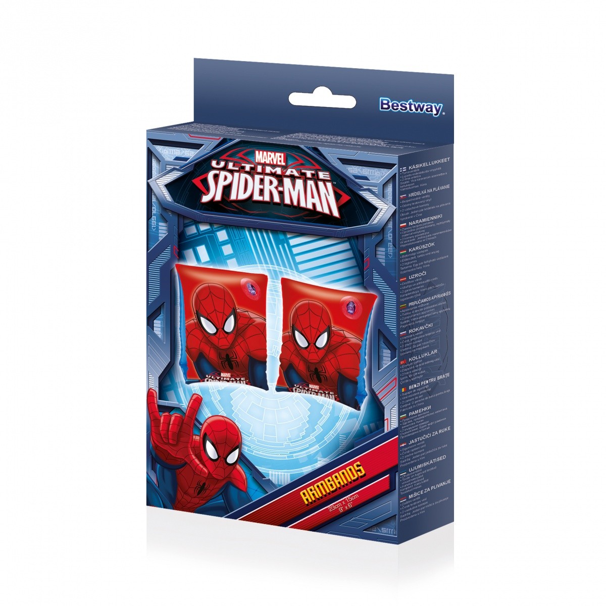 Rękawki do nauki pływania Spiderman 23x15 cm