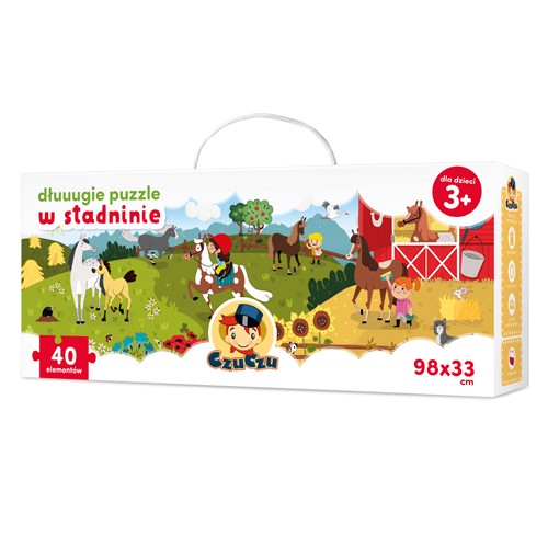 Dłuuugie puzzle w stadninie 40 elementów