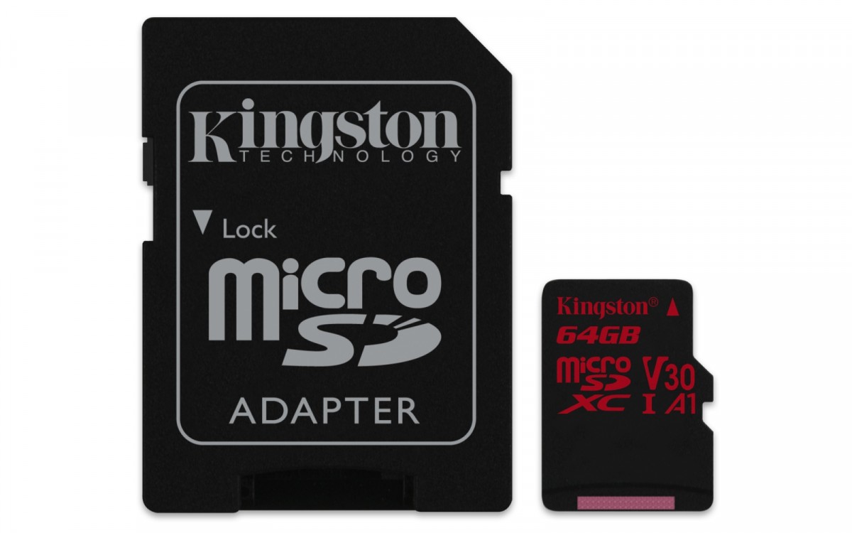 microSD  64GB Canvas React 100/80MB/s adapter U3 UHS-I V30 A1