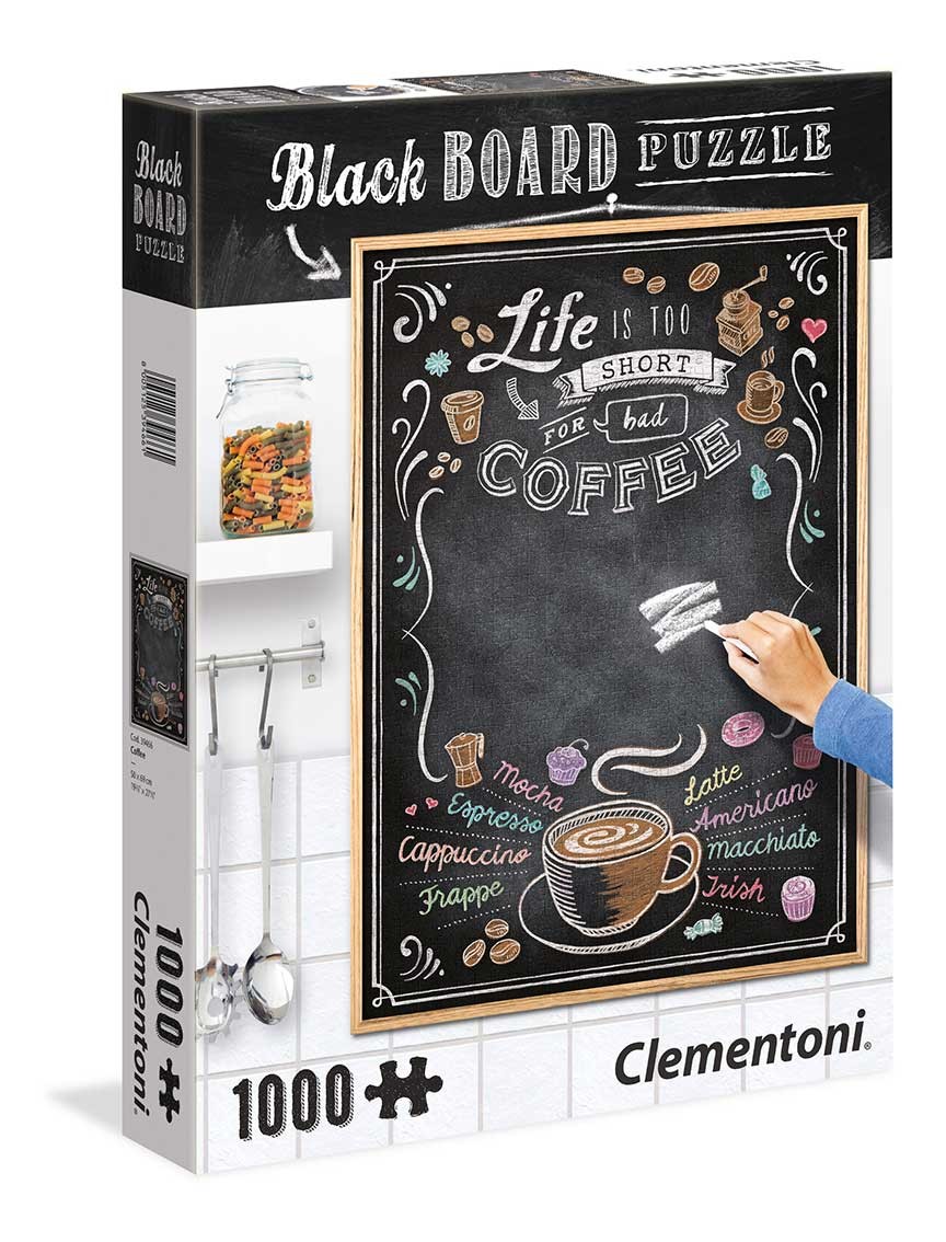 1000 elementów Black Board Coffee