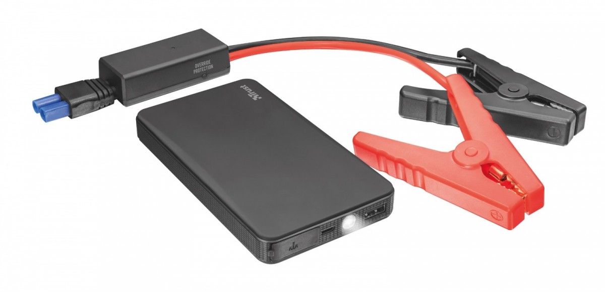 Emergency Car Jump Starter with 6.000 mAh Powerbank