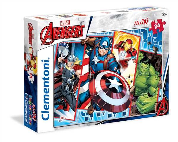 24 elementy MAXI Super Kolor Avengers