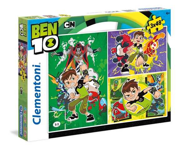 3x48 elementów Super Kolor Ben 10