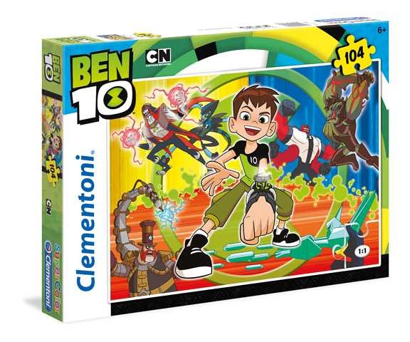 104 elementy Super Kolor Ben 10