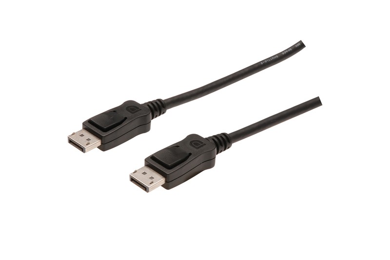 Kabel połączeniowy DisplayPort 1.2 4K UHD z zatrzaskami Typ DP/DP 1.8m
