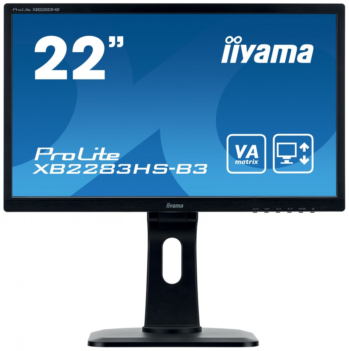 Monitor 22 XB2283HS-B3 VA,HDMI,DP,PIVOT,2x1W 