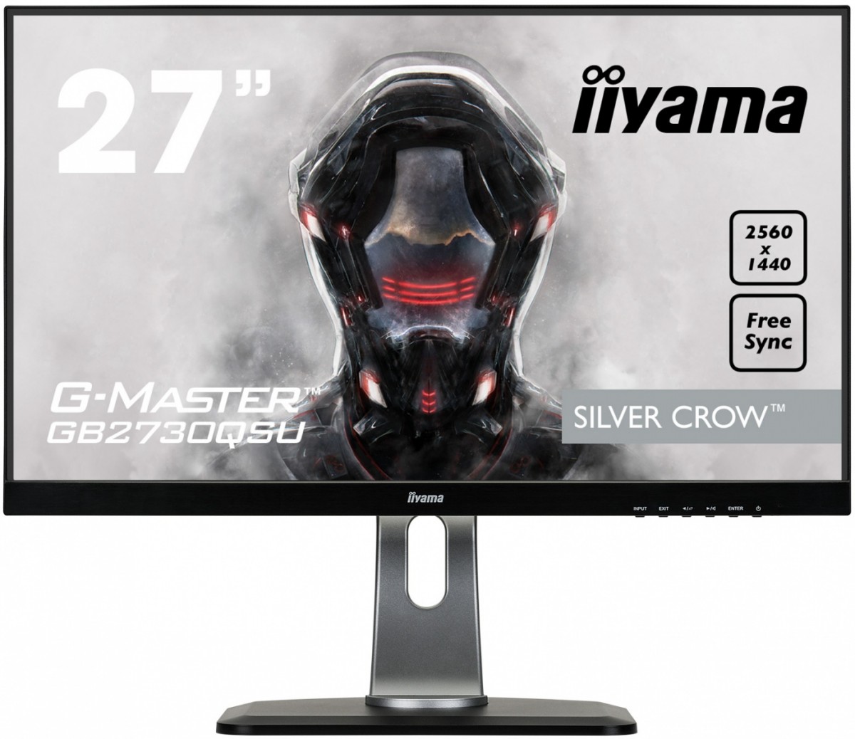 Monitor 27 GB2730QSU-B1 WQHD,75Hz,USB,HDMI,DP,PIVOT,1MS. 