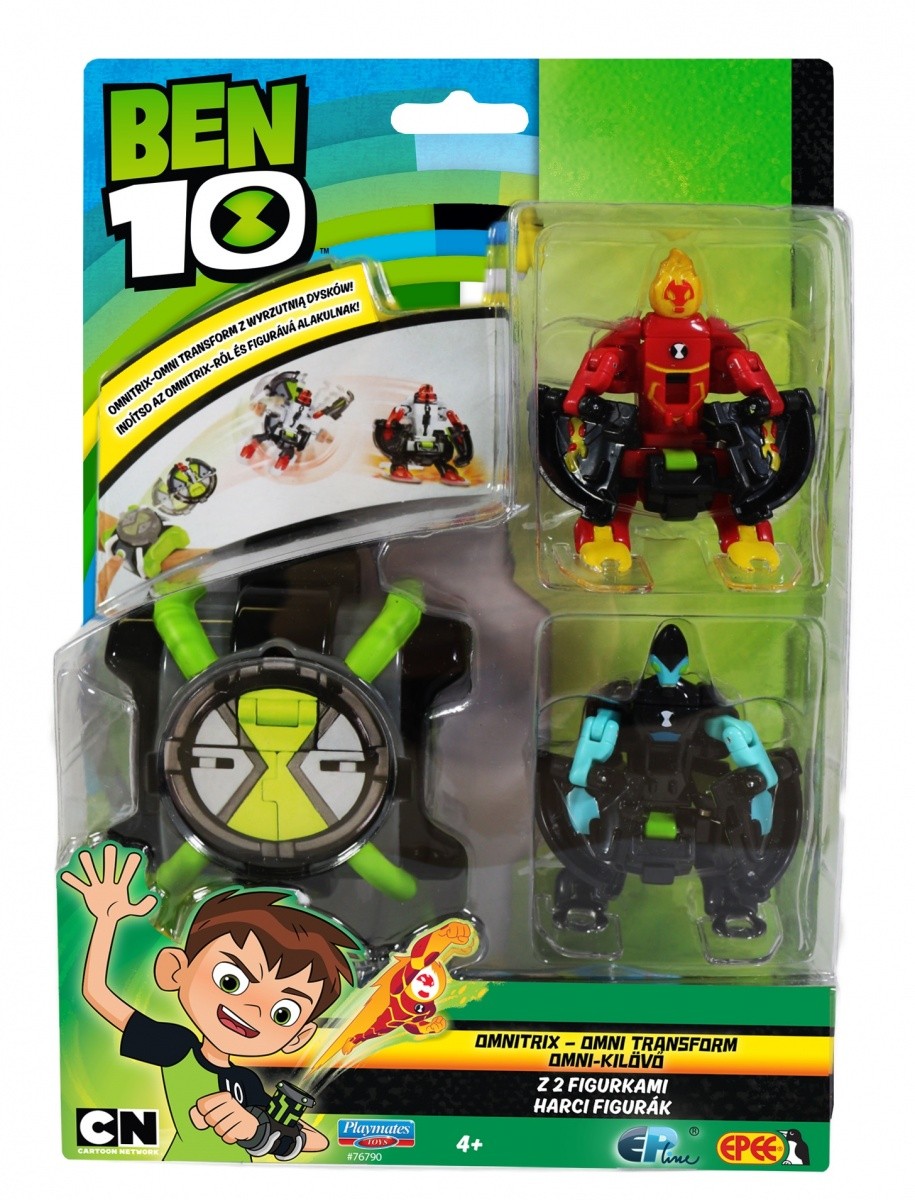Figurki Ben 10 Omnitrix Omni Transform Inferno + Szybcior