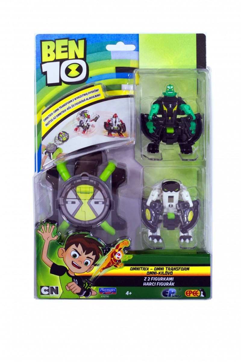 Figurki Ben 10 Omnitrix Omni Transform Diamentogłowy + Kulopłot