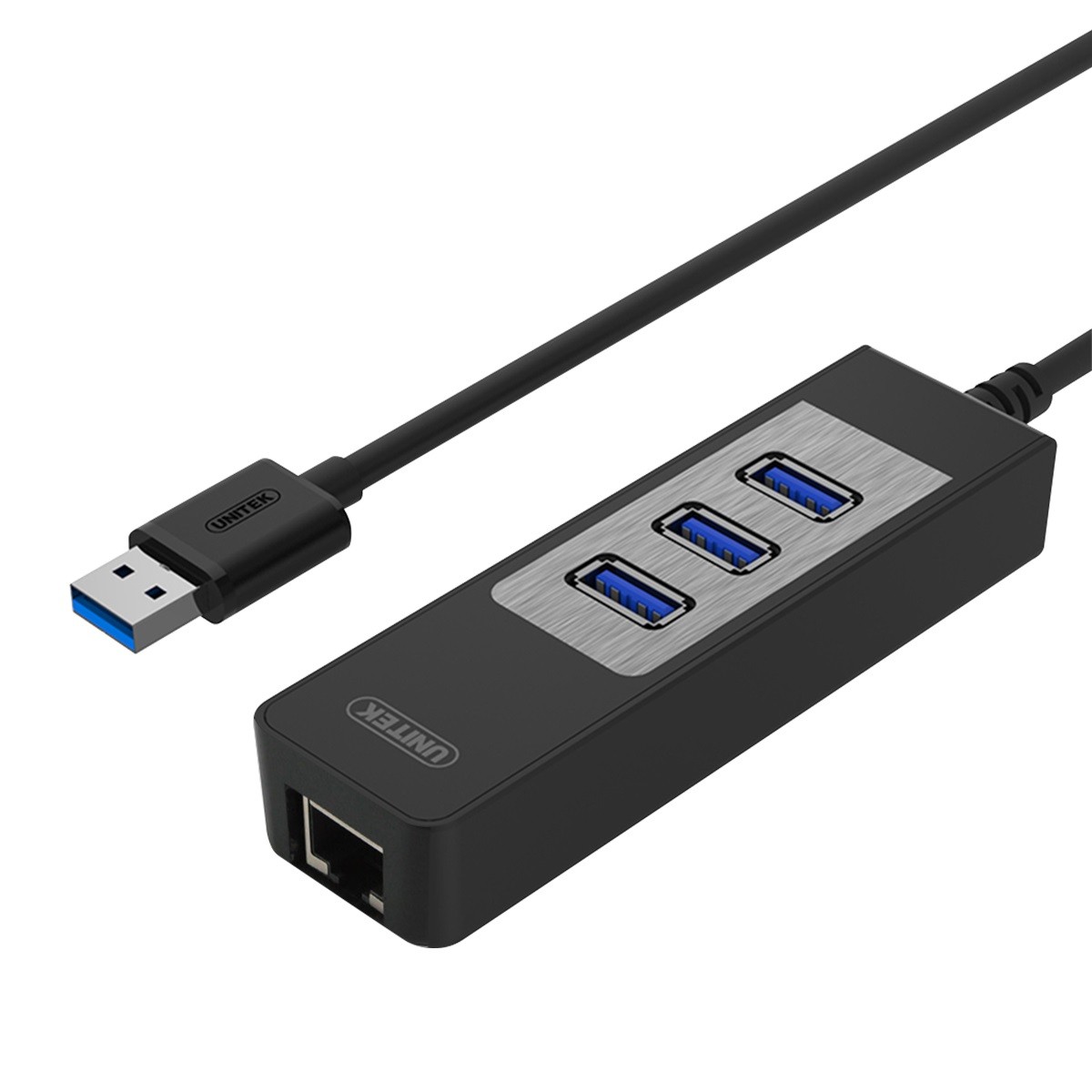 Adapter USB 3.0 do Gigabit + hub 3x USB 3.0; Y-3045C 