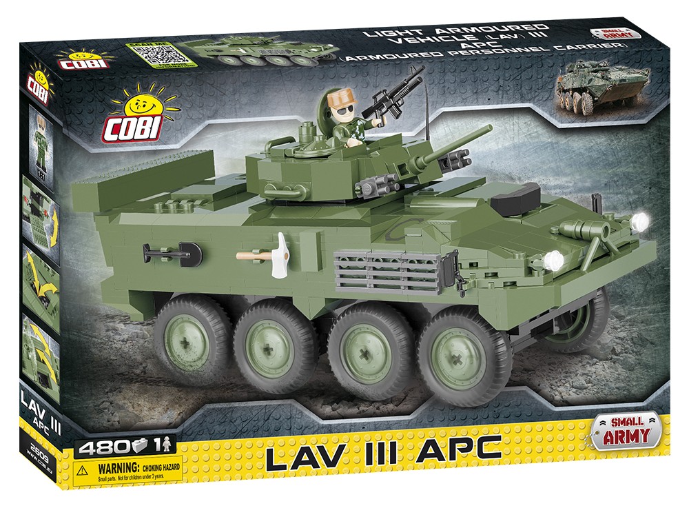 Klocki Small Army LAV III APC Kanadyjski bojowy wóz piechoty