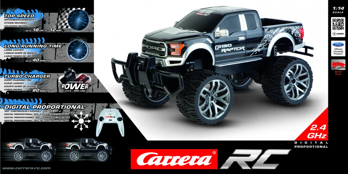 RC Off Road Ford F-150 Raptor black 1:14