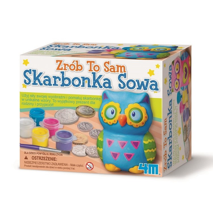 Mini skarbonka - Sowa