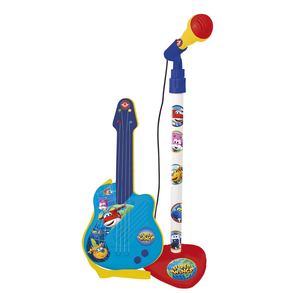 Super Wings Mikrofon i gitara