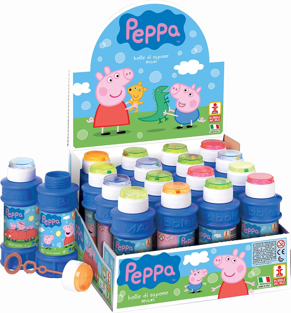 Bańki 175ml/Display 16 sztuk Świnka Peppa