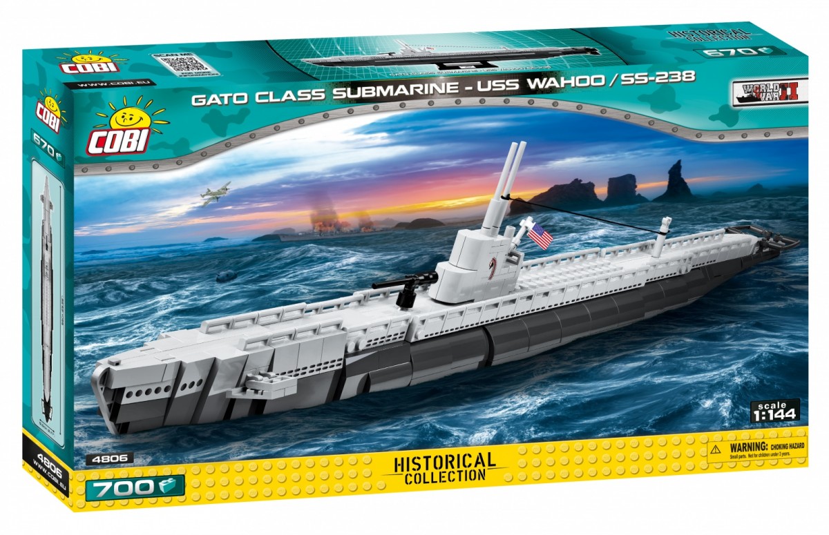 Klocki Gato Class Submarine-USS Wahoo SS-238