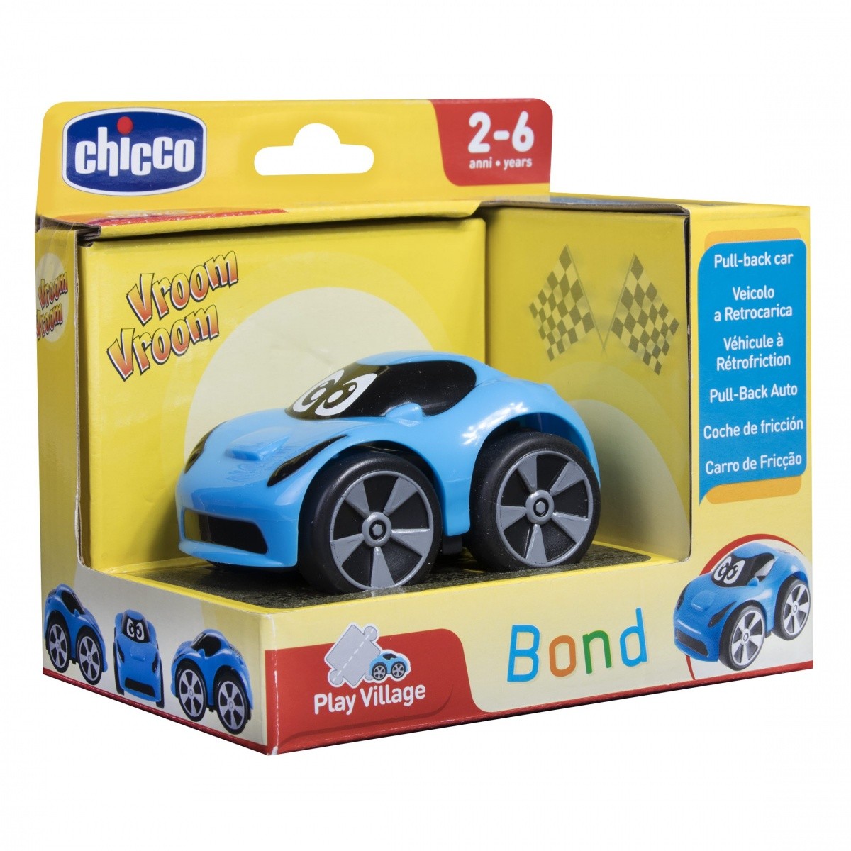 Mini Turbo Touch Bond - niebieski