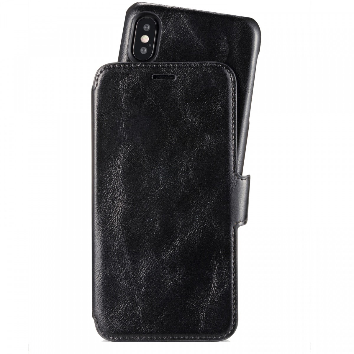 Style Berlin Slim Flip walletcase iPhone X czarny 