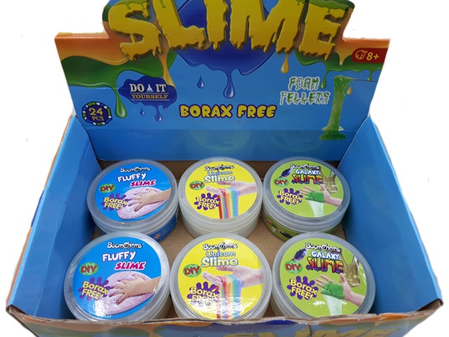 Zestaw Slime 3 kolory 12 sztuk display