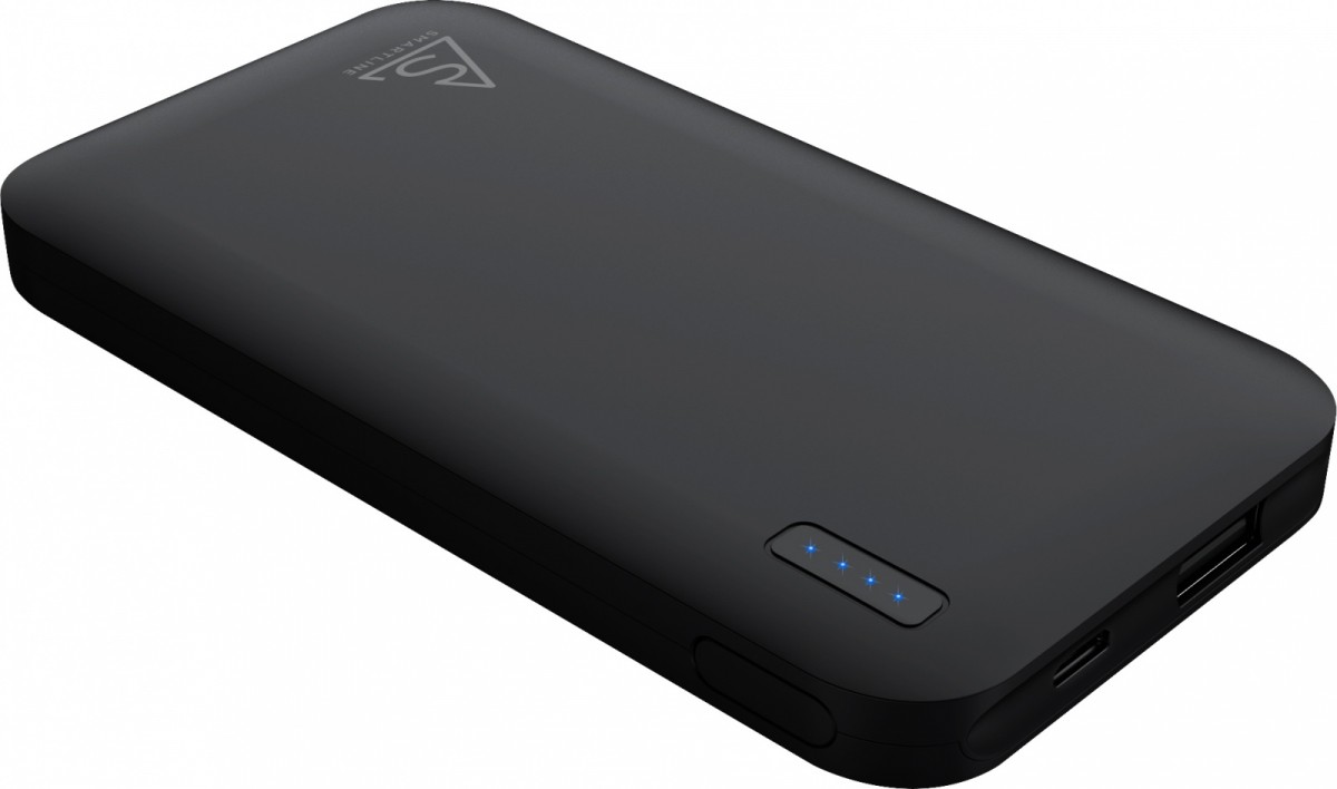 Smartline PowerBank 5000mAh Li-poly 2,4A czarny 