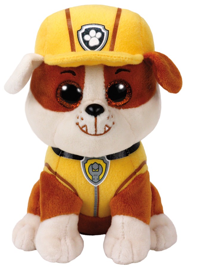 Maskotka TY Beanie Babies Psi Patrol Rubble, 15 cm