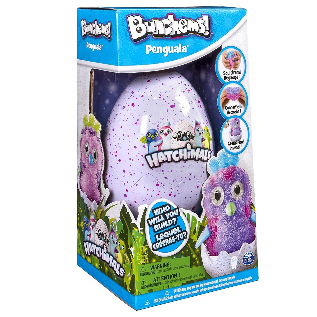 BUNCHEMS Rzepy Hatchimals Pingwiniak