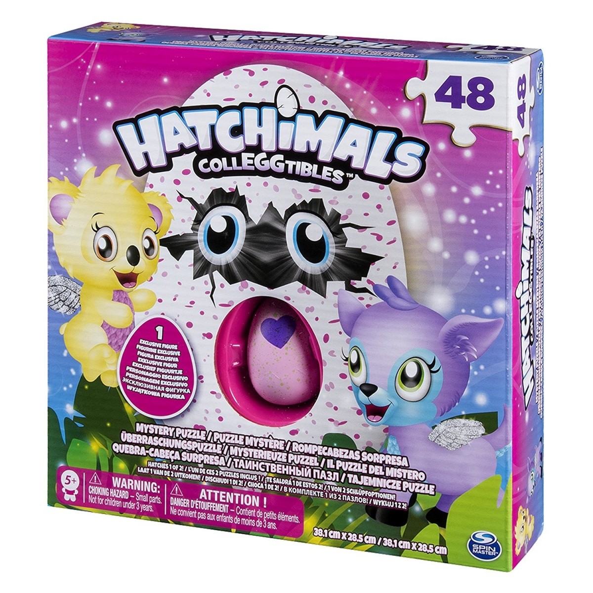 HATCHIMALS Puzzle 48 elementów + niespodzianka