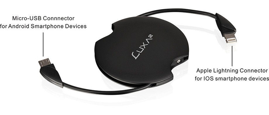 LUXA2 S100 Ładowarka bezprzewodowa 1xQi 1xmicroUSB 1xLightning