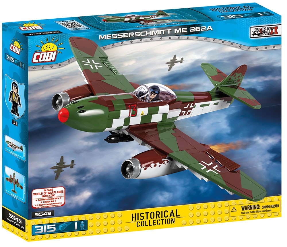 Klocki Small Army Messerschmitt Me 262A myśliwiec