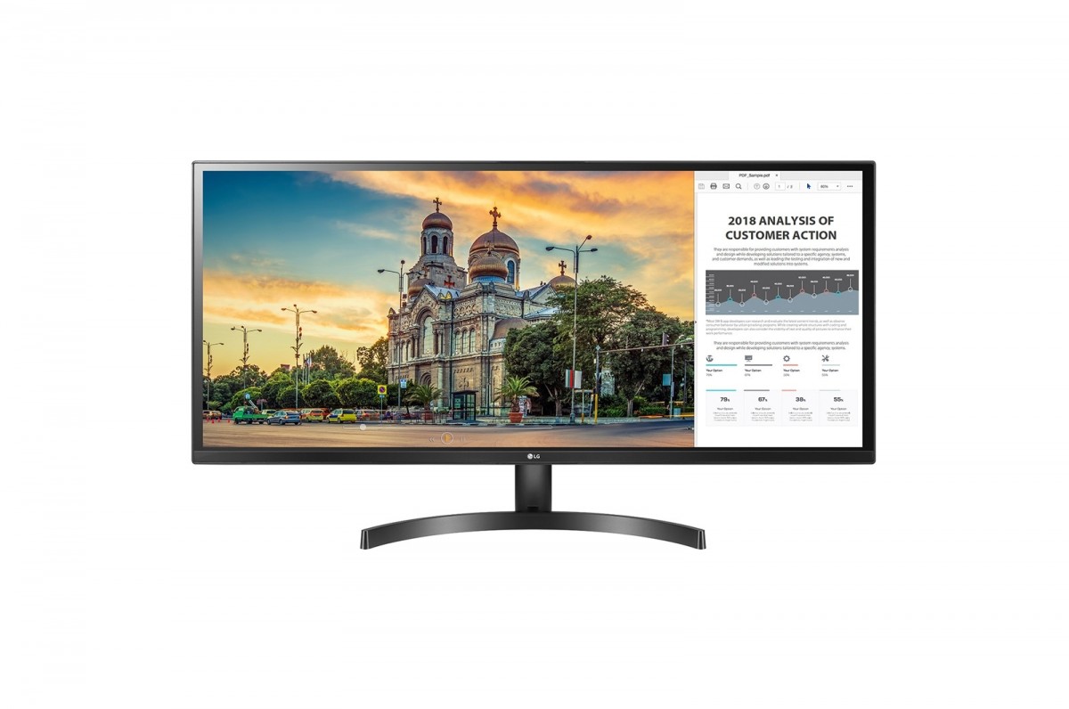 Monitor 34 34WK500-P 21:9 FullHD IPS