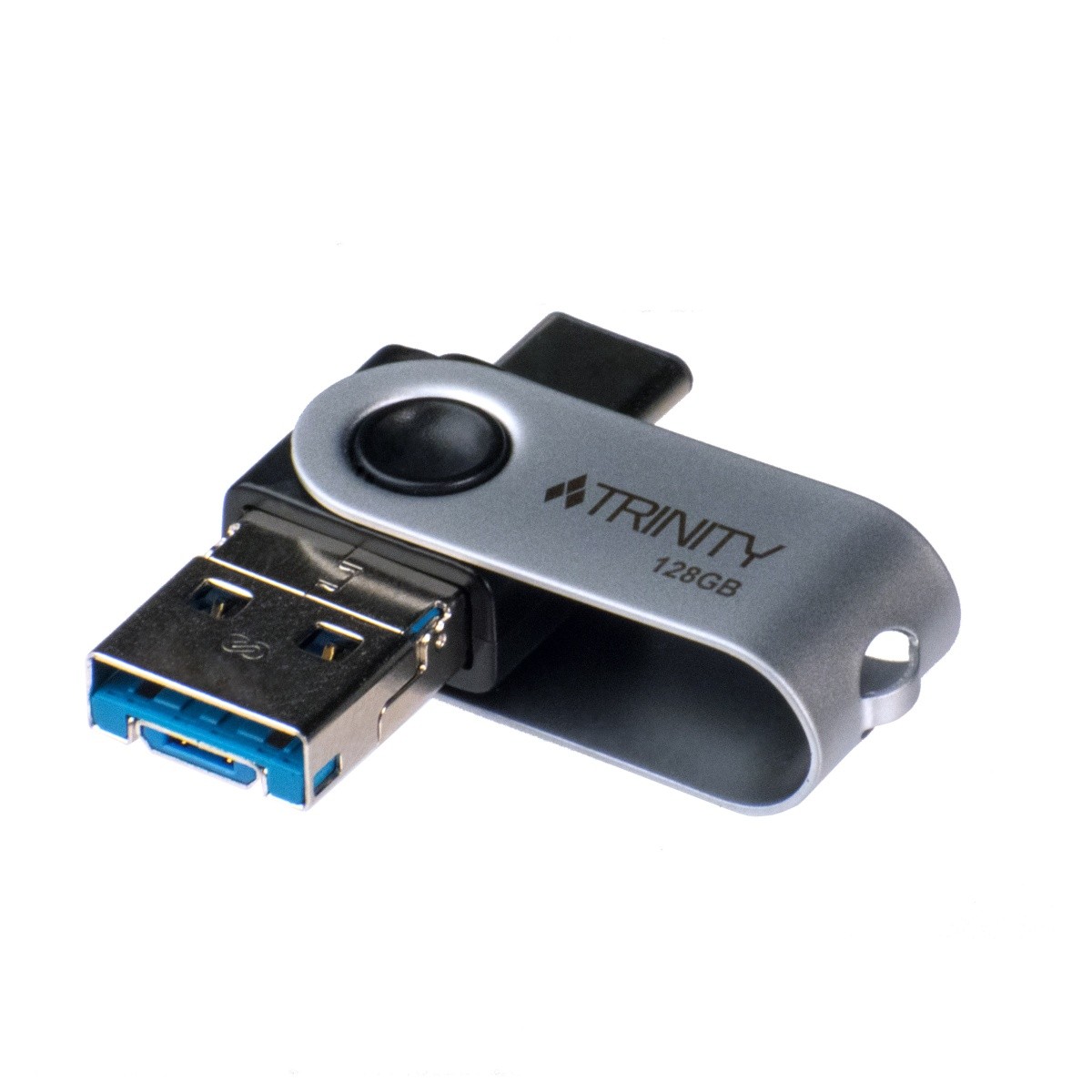 TRINITY 128G (3 in 1)  USB 3.1 TYPE A/TYPE C/MICRO B