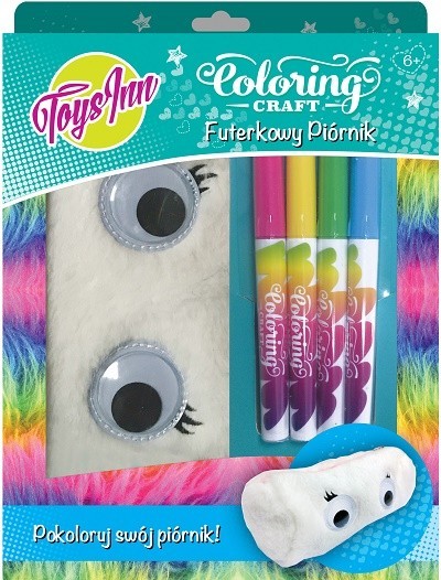 Futerkowy piórnik tuba + 4 markery