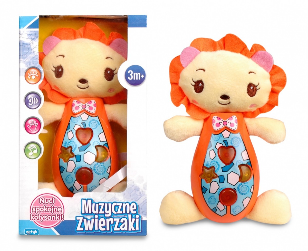 Zabawka muzyczna - Lew E-EDU