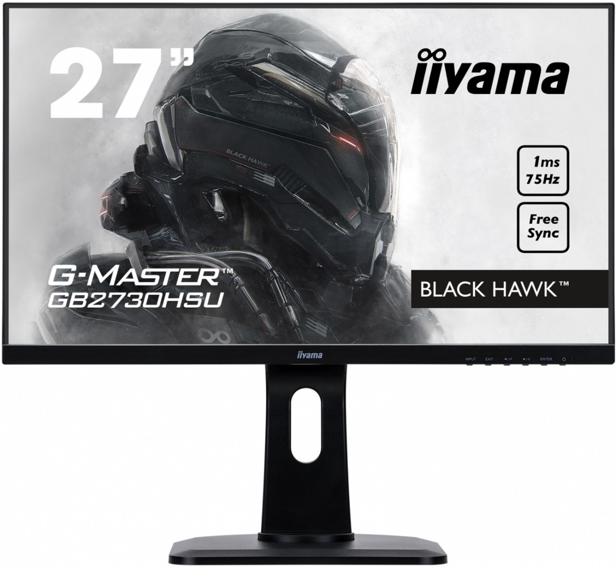 Monitor 27 GB2730HSU-B1 1MS,HDMI,DP,USB,PIVOT,FLICKER FREE, 